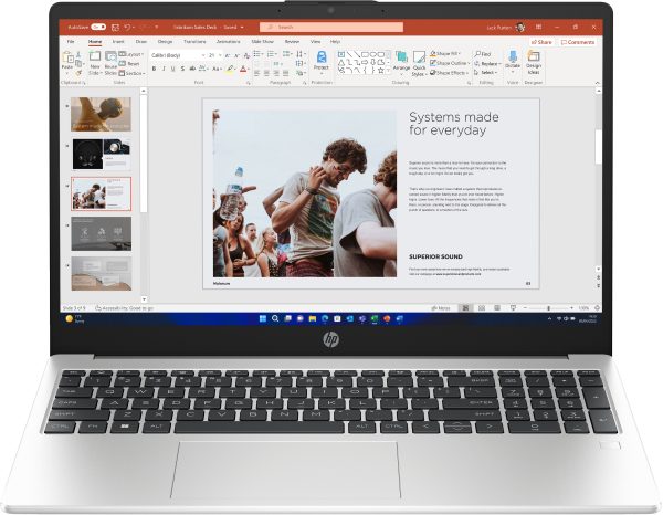 HP 250 G10 Intel® Core™ i5 i5-1334U Computadora portátil 39.6 cm (15.6") Full HD 8 GB DDR4-SDRAM 512 GB SSD Wi-Fi 6 (802.11ax) Windows 11 Home Plata