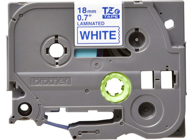 Brother TZE-243 cinta para impresora de etiquetas Azul sobre blanco - Imagen 2