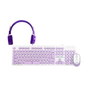 Perfect Choice PC-201724 teclado Ratón incluido Hogar USB Púrpura
