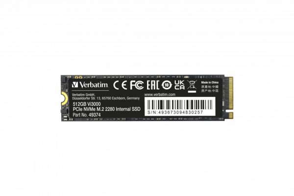 Verbatim Vi3000 512 GB M.2 PCI Express 3.0 NVMe - Imagen 4