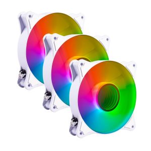 Balam Rush Eolox Blaze EX90KW Gabinete de la computadora Enfriador de aire 12 cm Blanco