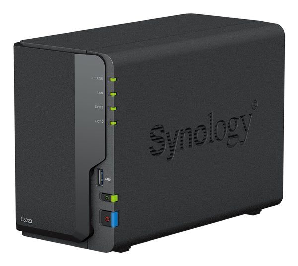 Synology DiskStation DS223 servidor NAS o de almacenamiento Escritorio Realtek RTD1619B 2 GB DDR4 0 TB - Imagen 3