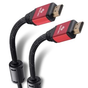 Steren 299-830 cable HDMI 10 m HDMI Tipo A (Estándar) Negro, Rojo
