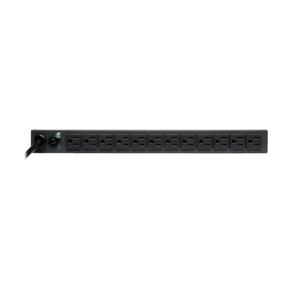 Tripp Lite PDU1215 PDU Básico Monofásico de 1.8kW 120V, 13 Tomacorrientes NEMA 5-15R, Entrada NEMA 5-15P, Cable de 4.57 m [15 pies], Instalación en 1U de Rack. - Imagen 3