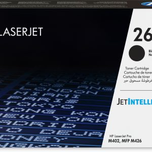 HP Cartucho original de tóner negro LaserJet 26A