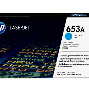HP Cartucho de tóner original 653A LaserJet cian