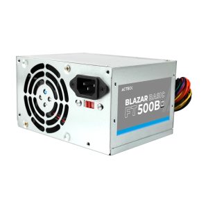 Acteck AC-938150 unidad de fuente de alimentación 500 W 20+4 pin ATX ATX Plata