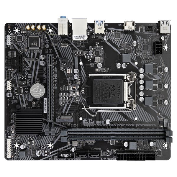GIGABYTE H510M K V2 placa base Intel H470 Express LGA 1200 (Socket H5) Micro ATX - Imagen 4