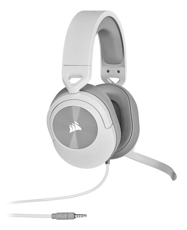 Corsair HS55 Stereo Auriculares Alámbrico Diadema Juego Blanco