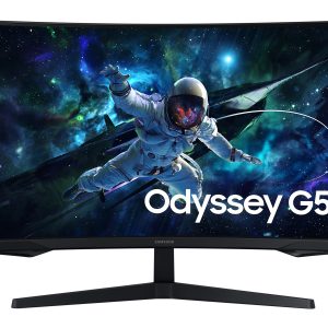 Samsung Odyssey G5 G55C monitor de computadora 81.3 cm (32") 2560 x 1440 Pixeles Wide Quad HD LCD Negro