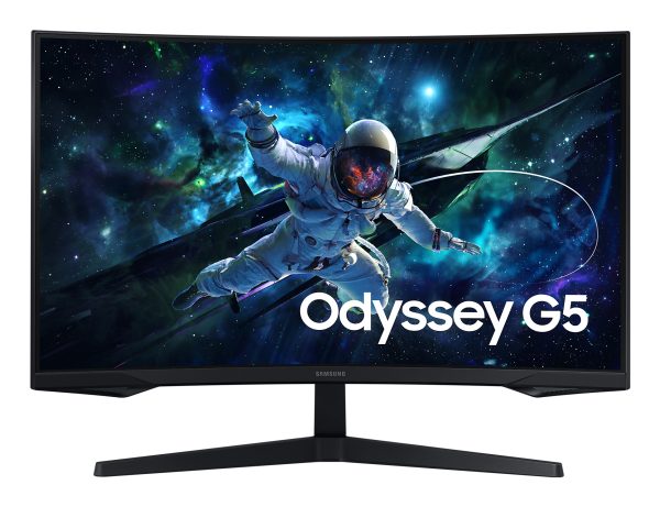 Samsung Odyssey G5 G55C monitor de computadora 81.3 cm (32") 2560 x 1440 Pixeles Wide Quad HD LCD Negro