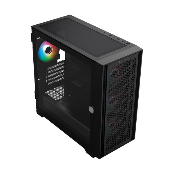 Balam Rush Carbono Twin Mate 8000 Midi Tower Negro - Imagen 4