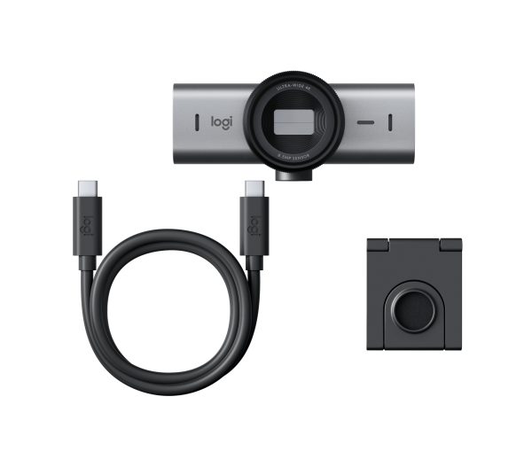 Logitech 960-001548 cámara web 8,5 MP 3840 x 2160 Pixeles USB 3.2 Gen 1 (3.1 Gen 1) Negro, Grafito - Imagen 3