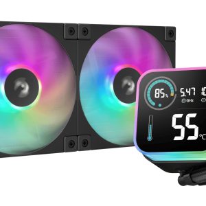 DeepCool LQ240 Procesador Kit de refrigeración líquida 12 cm Negro 1 pieza(s)
