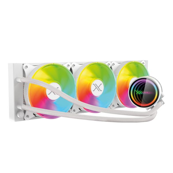 XZEAL XZCO411W sistema de refrigeración de computadora Procesador Kit de enfriamiento líquido 12 cm Blanco - Imagen 2