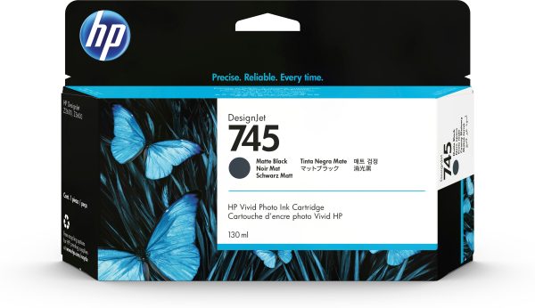 HP Cartucho de tinta DesignJet 745 de 130 ml negro mate