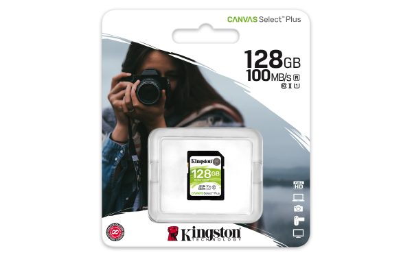 Kingston Technology Canvas Select Plus 128 GB SDXC UHS-I Clase 10 - Imagen 3