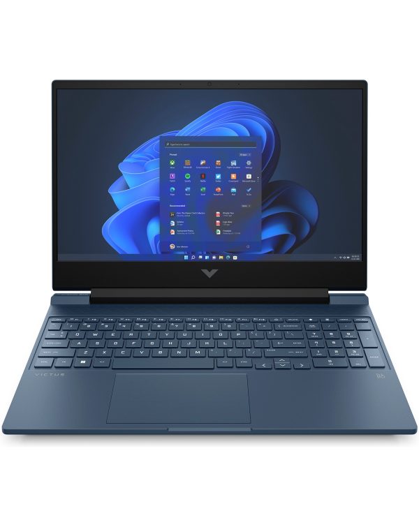 HP Victus Gaming 15-fa1005la Intel® Core™ i5 i5-12450H Computadora portátil 39.6 cm (15.6") Full HD 8 GB DDR4-SDRAM 1.02 TB SSD NVIDIA GeForce RTX 2050 Wi-Fi 6 (802.11ax) Windows 11 Home Azul