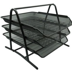 Nextep NE-162 bandeja de escritorio/organizador Metal Negro