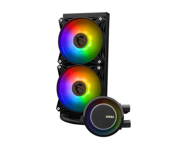 MSI MAG CORELIQUID E240 sistema de refrigeración de computadora Placa base, Procesador Kit de enfriamiento líquido 12 cm Negro - Imagen 4