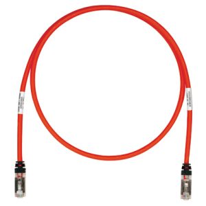 Panduit 25ft Cat6A S/FTP cable de red Rojo 7.62 m S/FTP (S-STP)