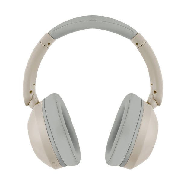 Perfect Choice PC-117148 audífono y auriculare Audífonos Inalámbrico y alámbrico Diadema Música USB Tipo C Bluetooth Beige, Gris