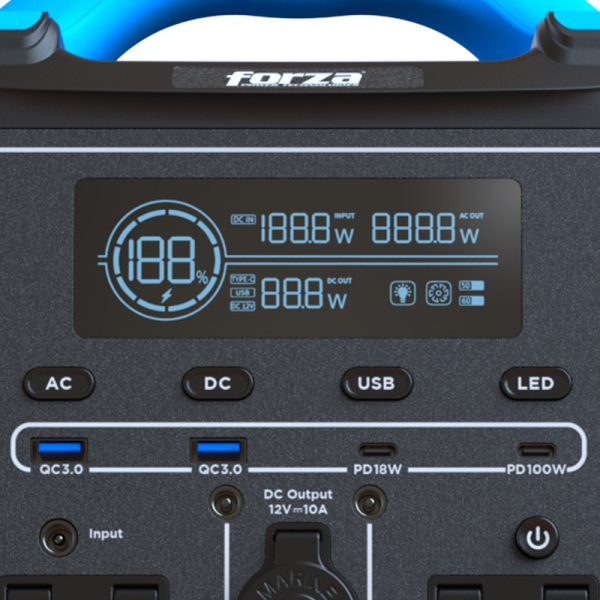 Forza FPP-T700 estación de carga portátil 9 Lithium Manganese Iron Phosphate (LMFP) 551.25 mAh 700 W 7.5 kg - Imagen 2
