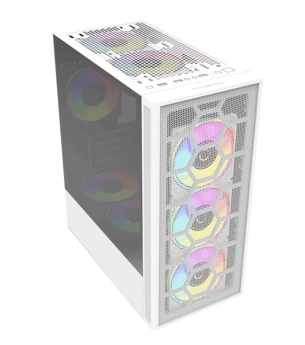 Balam Rush Dragonfly Mesh GM740 Mini Tower Blanco - Imagen 2