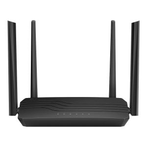 Steren COM-865+ router inalámbrico Gigabit Ethernet Doble banda (2,4 GHz / 5 GHz) Negro