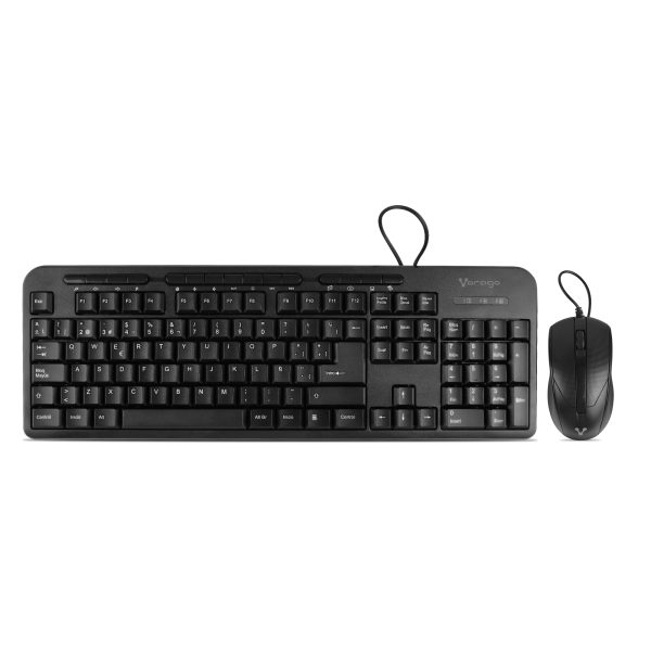Vorago KM-107 teclado Ratón incluido Universal USB Español Negro - Imagen 4