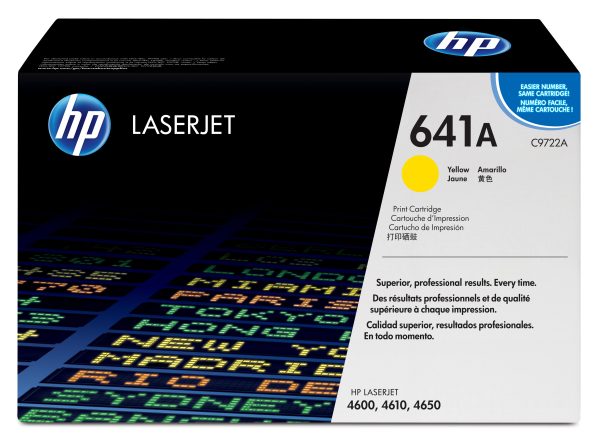 HP 641A Yellow Original LaserJet Toner Cartridge cartucho de tóner 1 pieza(s) Amarillo - Imagen 3
