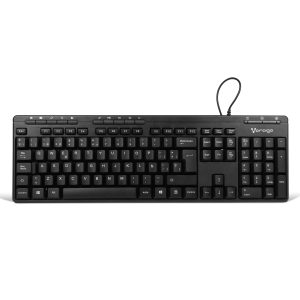 Vorago KB-202 teclado Oficina USB Español Negro