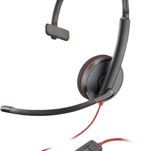 POLY Auriculares monoaurales USB-A Blackwire 3210 (a granel)