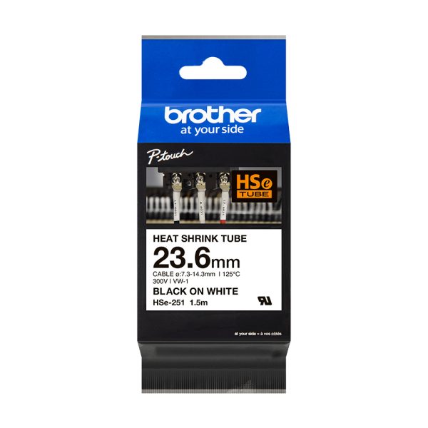 Brother HSE-251 cinta para impresora de etiquetas HSE/TZe - Imagen 3