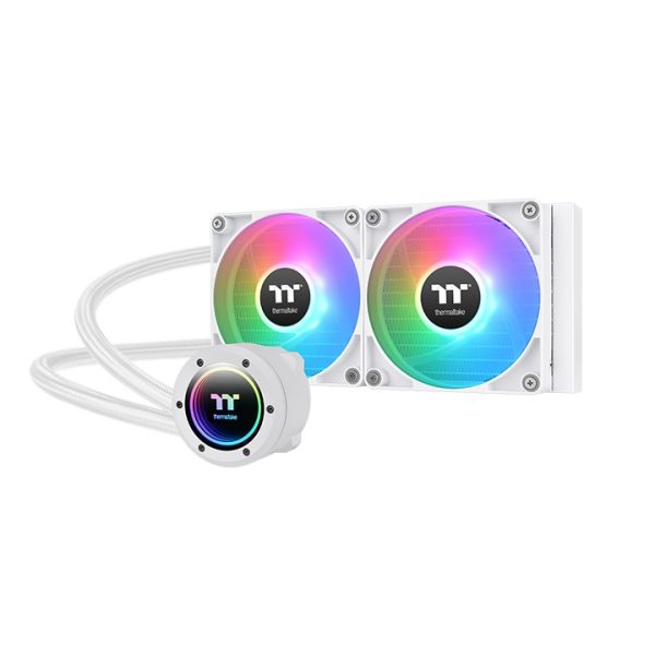 Thermaltake TH240 V2 ARGB Procesador Kit de enfriamiento líquido 24 cm Blanco 1 pieza(s)