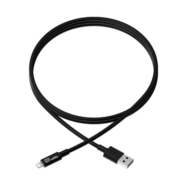 Tripp Lite M100-006-BK Cable de Sincronización y Carga USB A a Lightning, Certificado MFi - Negro, M/M, USB 2.0, 1.83 m [6 pies] - Imagen 2