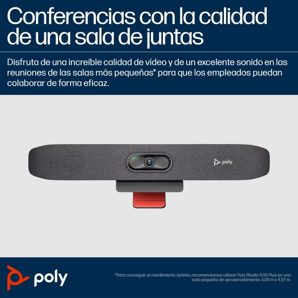 POLY Barra de video USB Studio R30 - Imagen 3