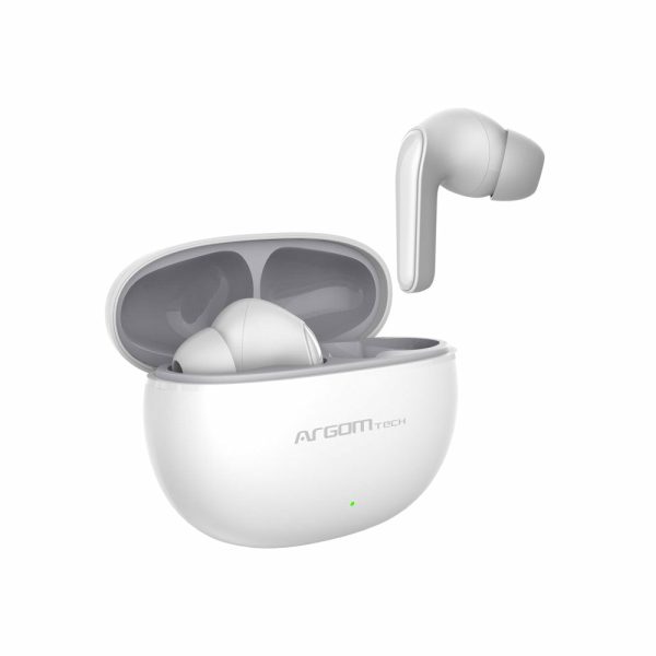 ArgomTech SkeiPods E20 Auriculares True Wireless Stereo (TWS) Intra auditivo Llamadas/Música/Deportes/Diario Bluetooth Blanco - Imagen 2