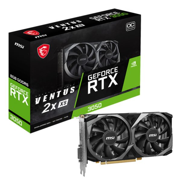 MSI VENTUS GEFORCE RTX 3050 2X XS 8G OC tarjeta gráfica NVIDIA 8 GB GDDR6 - Imagen 4