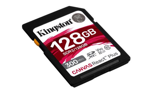 Kingston Technology Canvas React Plus 128 GB SD UHS-II Clase 10 - Imagen 2