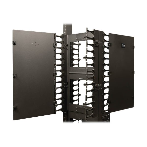 Tripp Lite SRCABLEVRT12 Sujetador de Cable Vertical de Alta Capacidad, 30.48 cm [12"] - Ducto de peine doble con tapa - Imagen 3