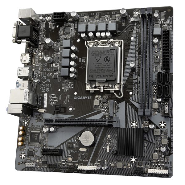 GIGABYTE H610M H V2 DDR4 placa base Intel H610 Express LGA 1700 Micro ATX - Imagen 4