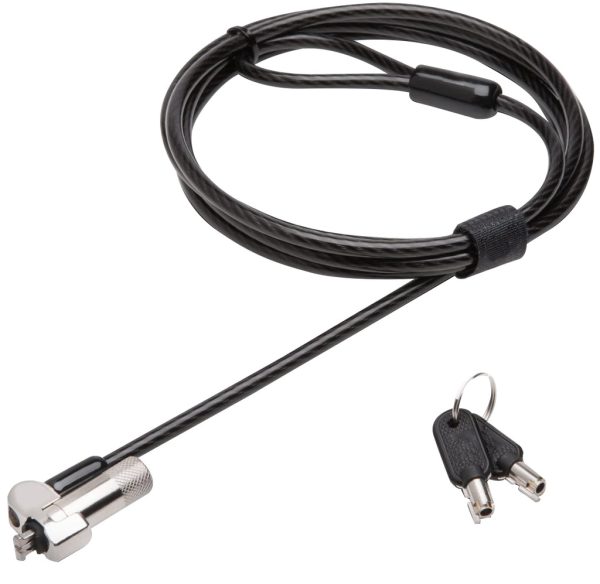 TechZone TZKL703KD cable antirrobo Negro 1.8 m