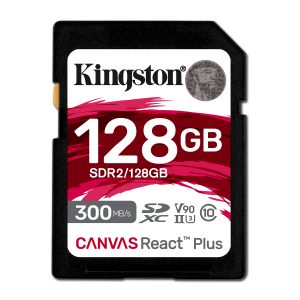 Kingston Technology Canvas React Plus 128 GB SD UHS-II Clase 10