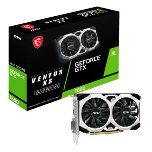 MSI VENTUS GeForce GTX 1650 D6 XS OCV3 NVIDIA 4 GB GDDR6
