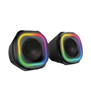 Balam Rush Glimm Quad BG555 De 1 vía Negro Alámbrico 10 W