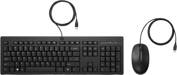 HP Combinación de mouse y teclado con cable 225 - Imagen 4