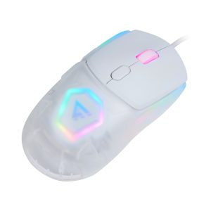 Game Factor MOG530-WH ratón Juego Ambidiestro USB tipo A 12000 DPI