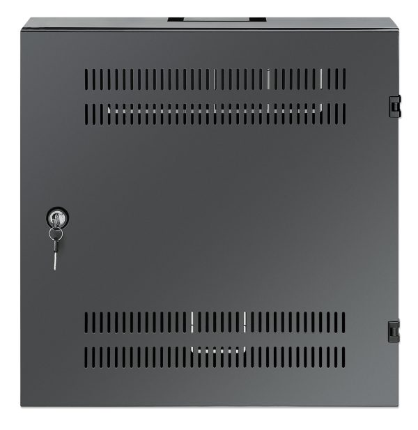 Intellinet 713689 armario rack 2U/4U Bastidor de pared Negro - Imagen 3