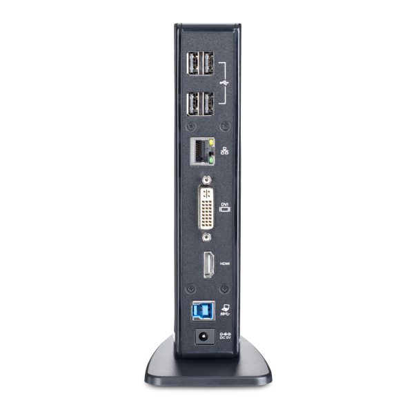 StarTech.com Docking Station USB 3.0 de 2 Monitores para Laptop - HDMI y DVI/VGA - Hub 6x USB-A - GbE - Audio - Replicador de Puertos Universal USB-A - Win/Mac/ChromeOS - Imagen 4